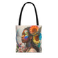 Glittering Face Tote Bag (AOP)