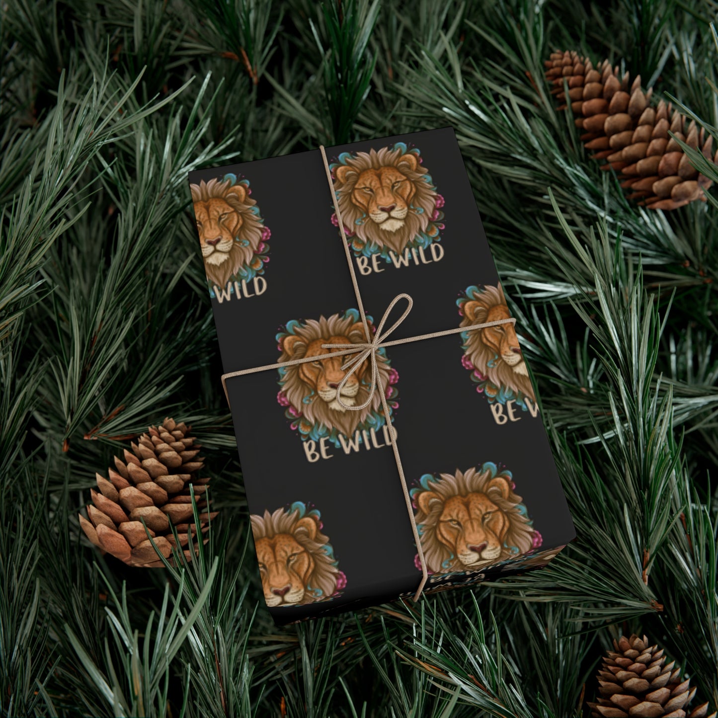 Be Wild Lion -  Gift Wrapping Paper