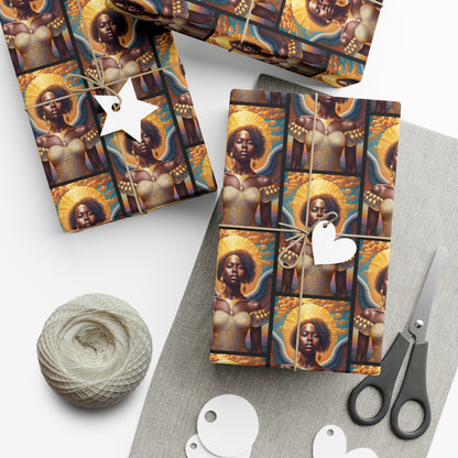 Golden Halo - Gift Wrapping Paper