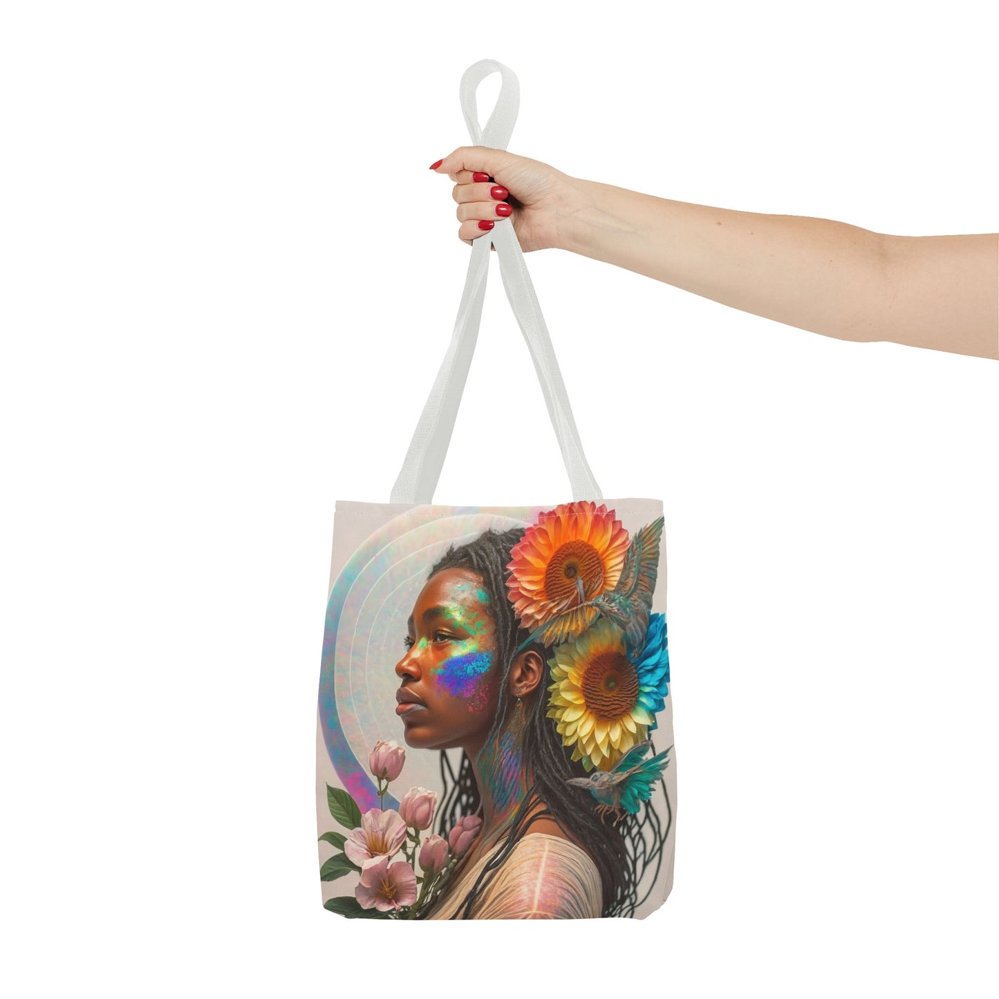 Glittering Face Tote Bag (AOP)