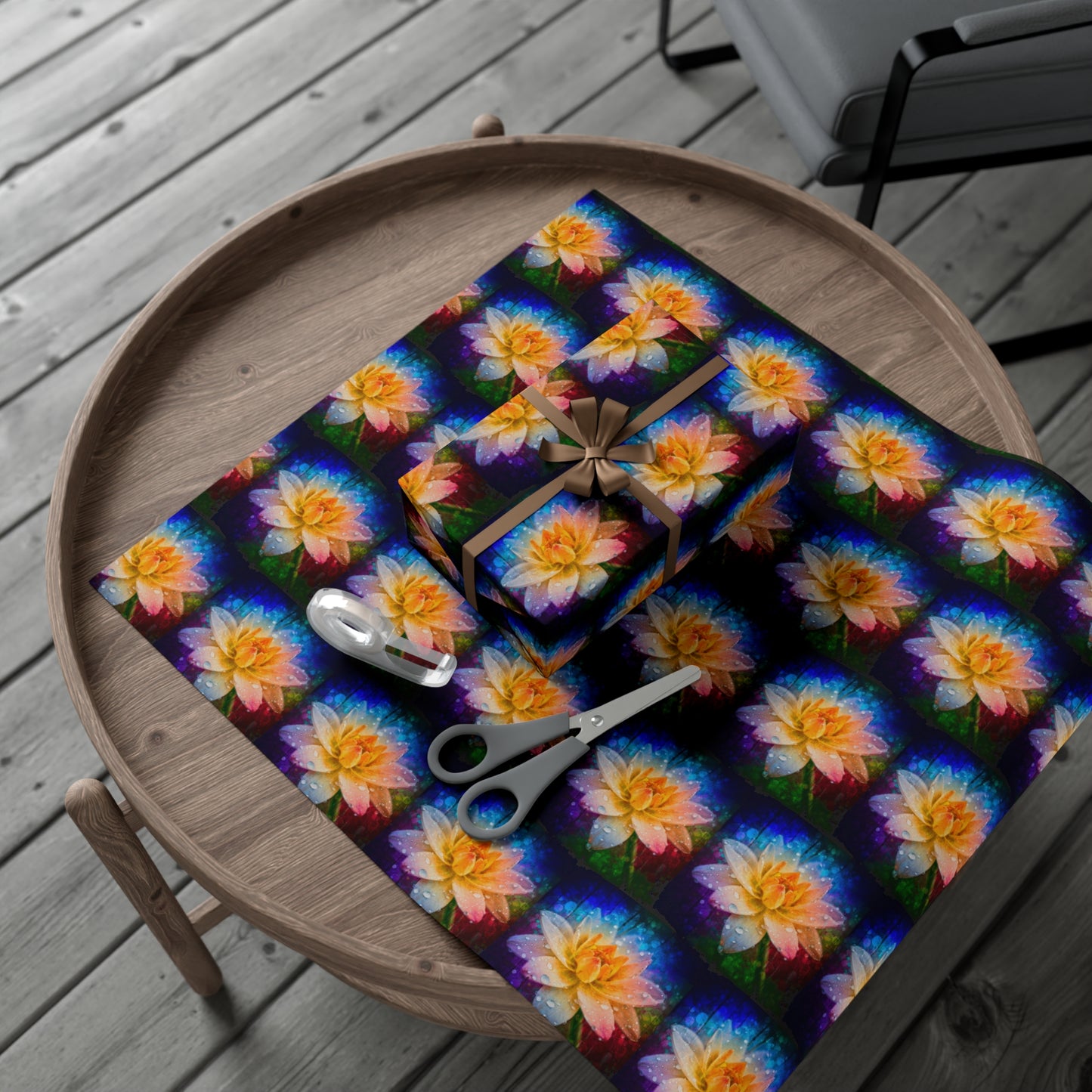 Illuminated Water Lily - Gift Wrapping Paper