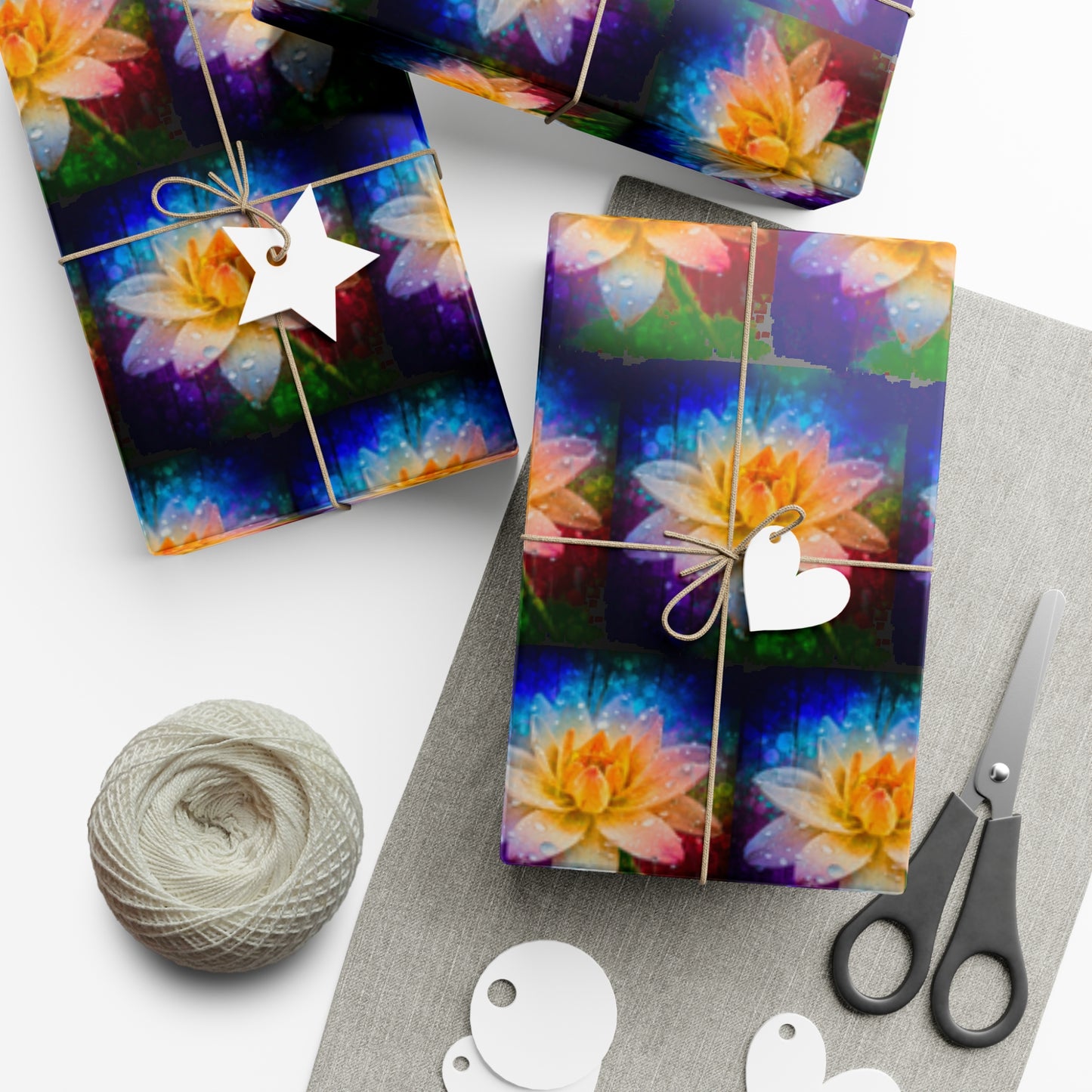 Illuminated Water Lily - Gift Wrapping Paper