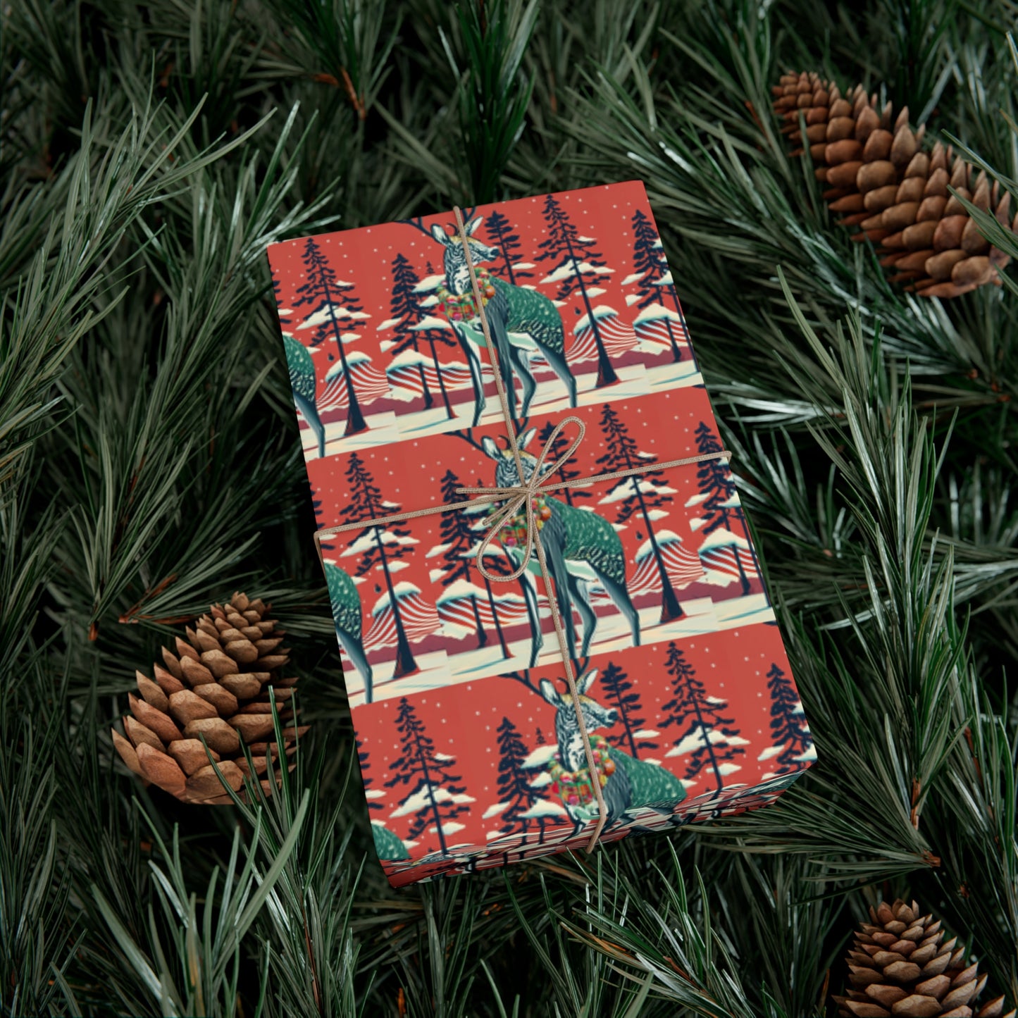 Reindeer Red - Gift Wrapping Paper