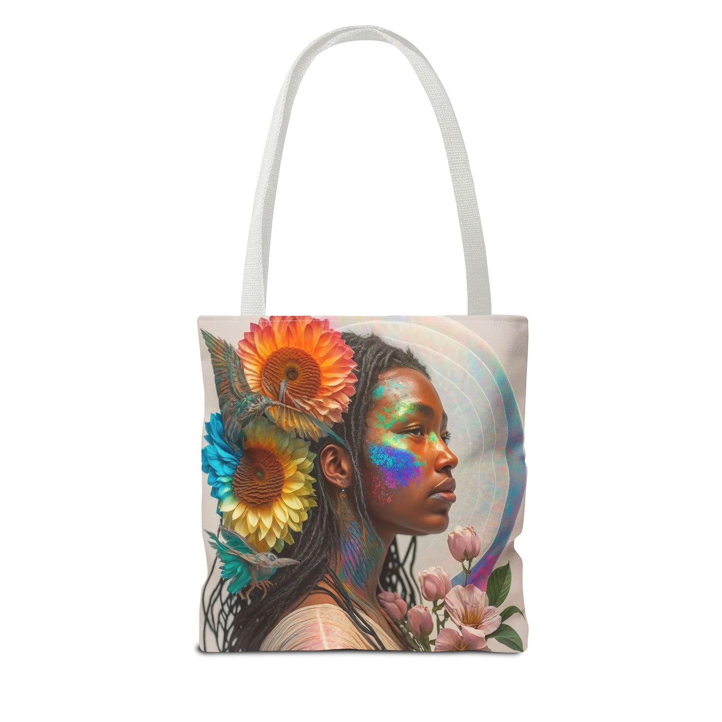 Glittering Face Tote Bag (AOP)