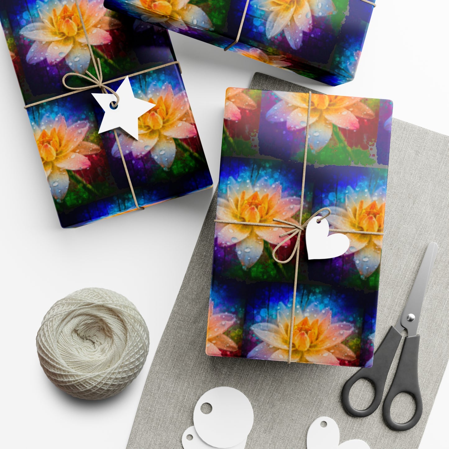 Illuminated Water Lily - Gift Wrapping Paper