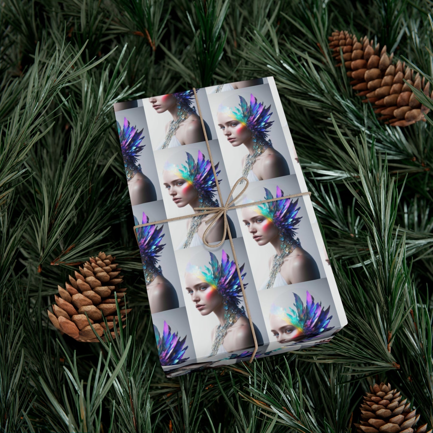 Wild White Iridescence - Gift Wrapping Paper