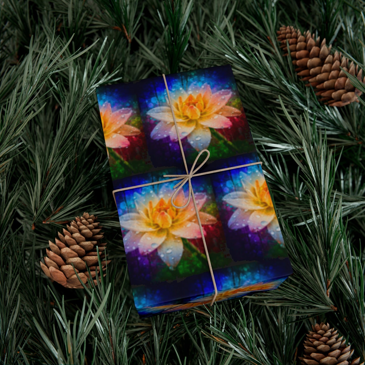 Illuminated Water Lily - Gift Wrapping Paper