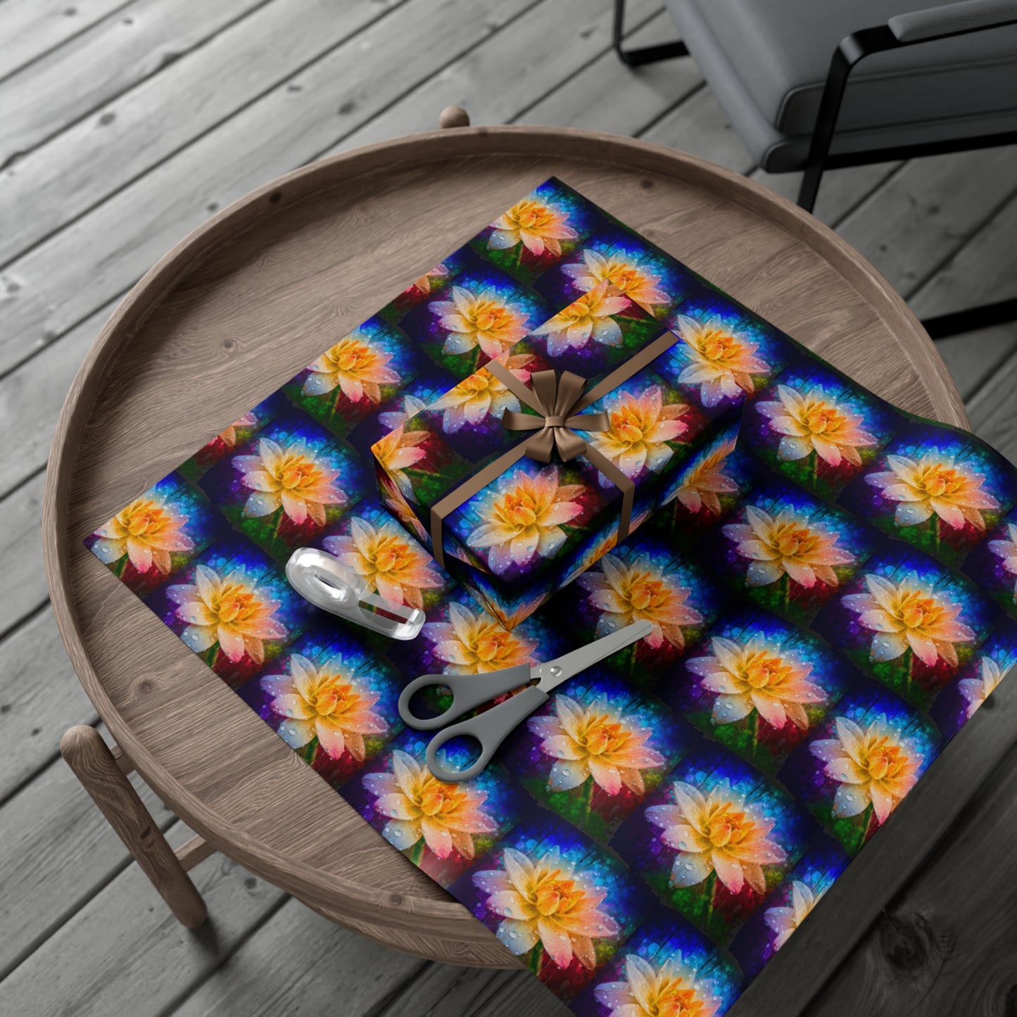 Illuminated Water Lily - Gift Wrapping Paper