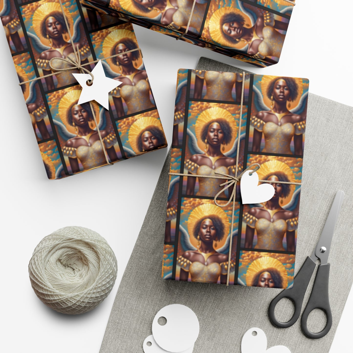 Golden Halo - Gift Wrapping Paper