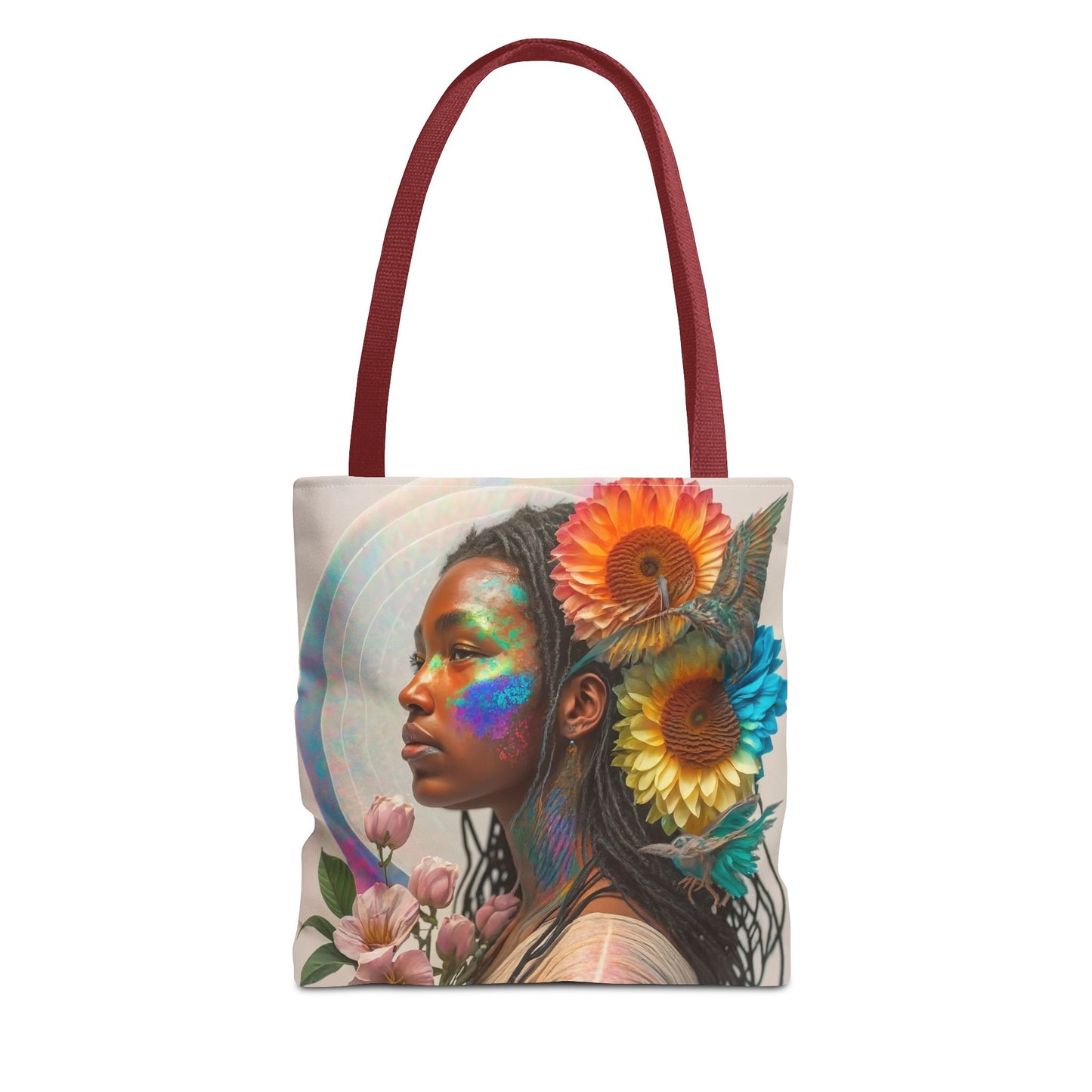 Glittering Face Tote Bag (AOP)