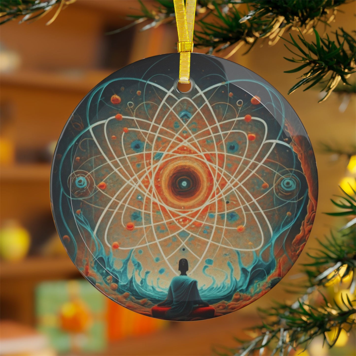 Atom Buddhist - Glass Ornaments