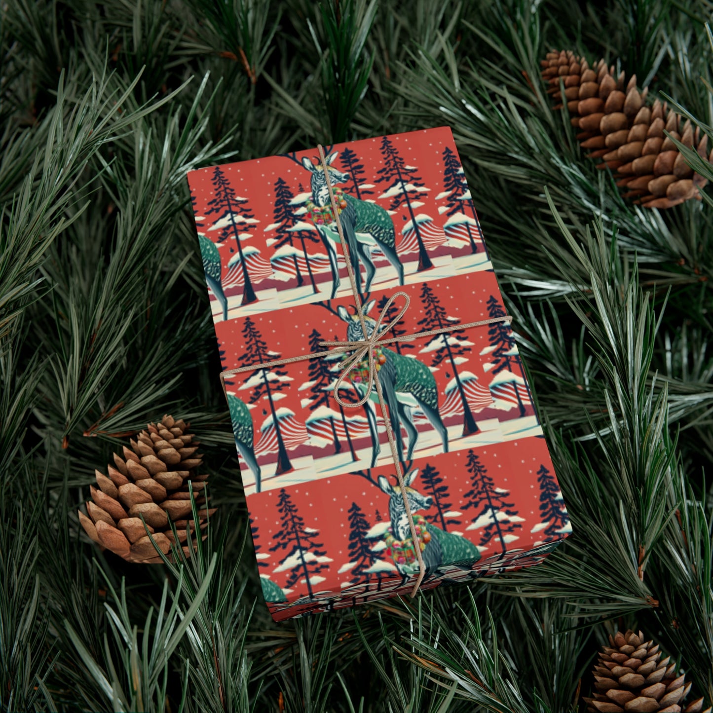 Reindeer Red - Gift Wrapping Paper