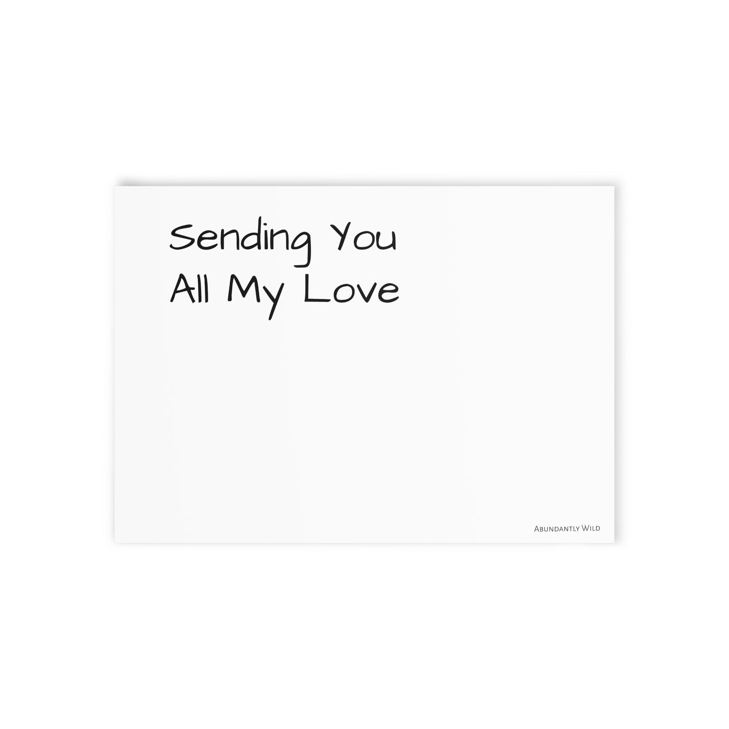 I Miss You Puppy Love -  Cards (Two-sided print)