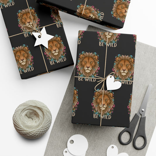 Be Wild Lion -  Gift Wrapping Paper