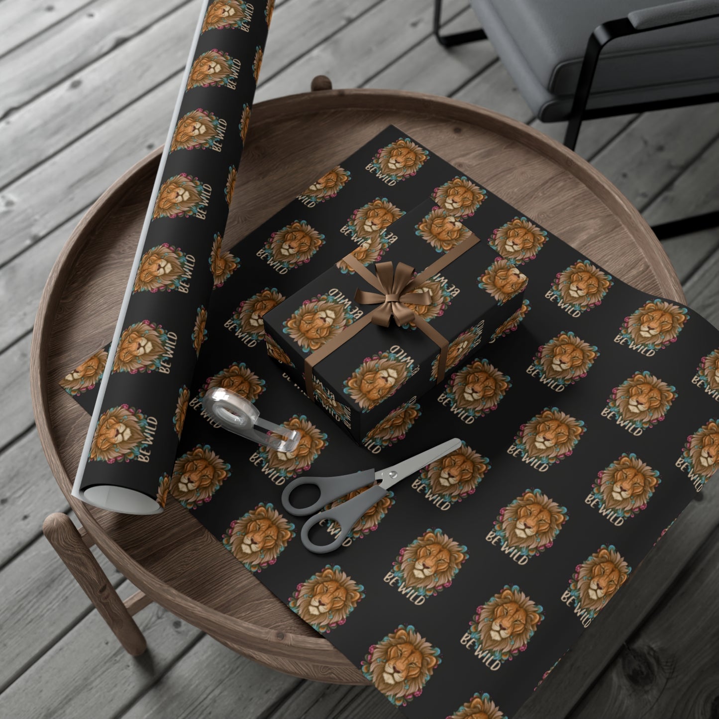 Be Wild Lion -  Gift Wrapping Paper