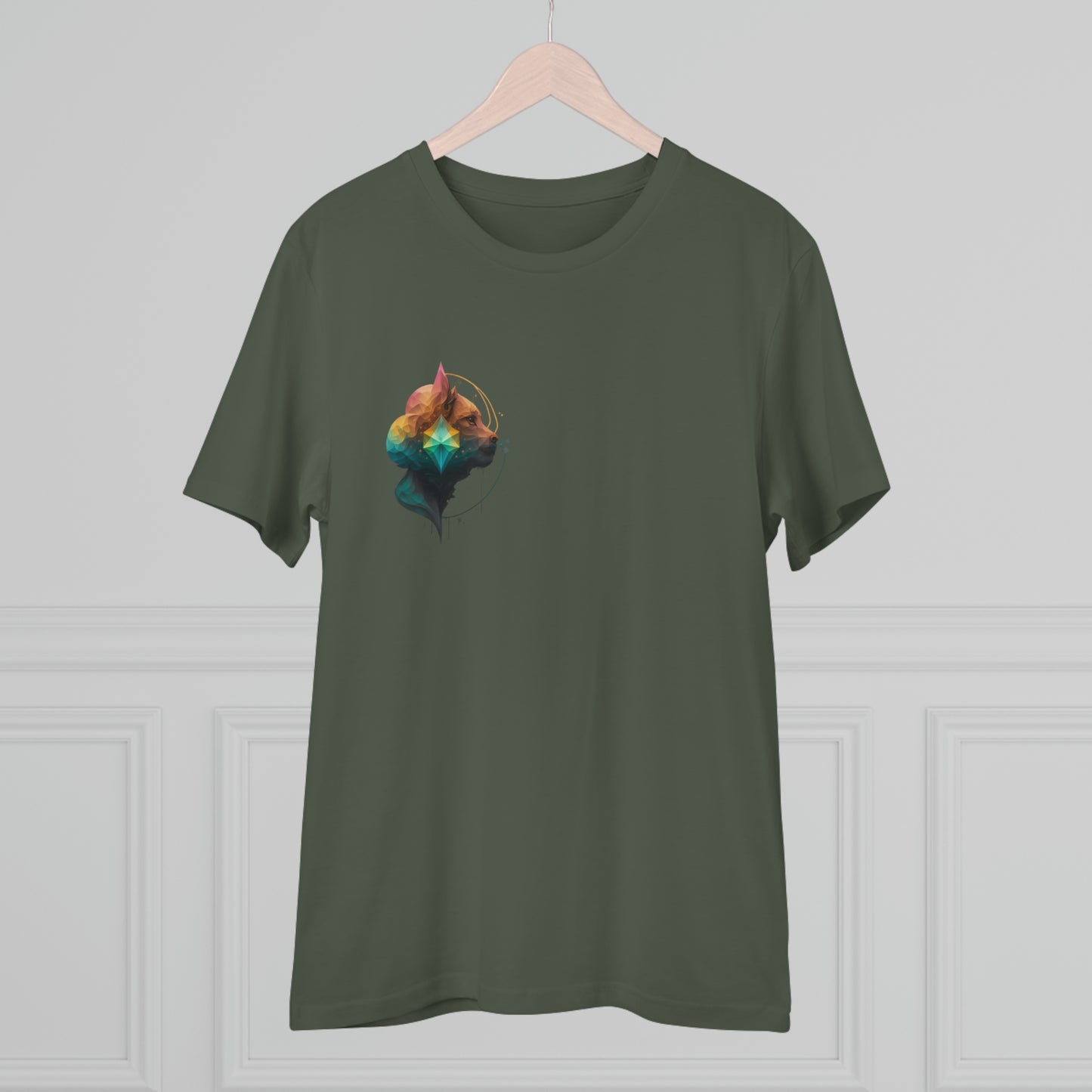 Geometric Lioness Organic T-shirt - Unisex