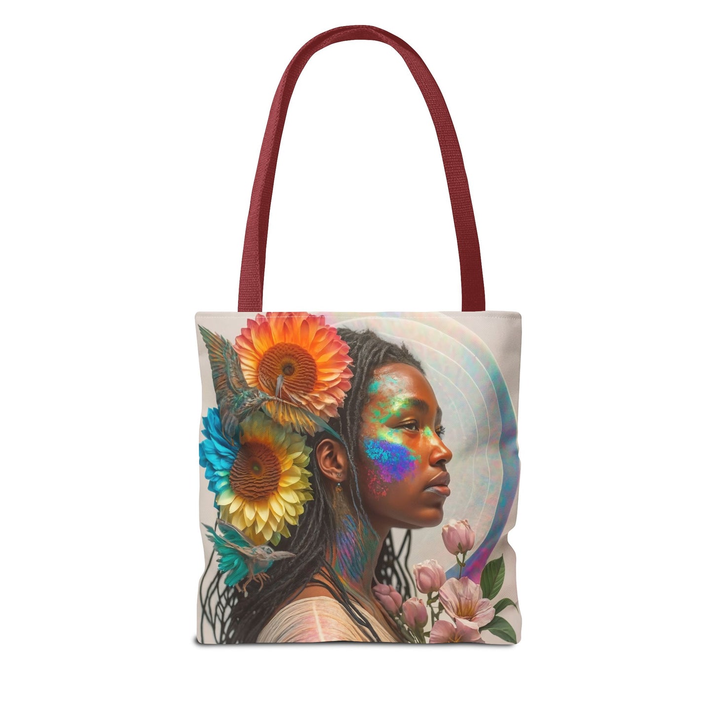 Glittering Face Tote Bag (AOP)