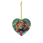 Lion's Holiday - Ceramic Ornament