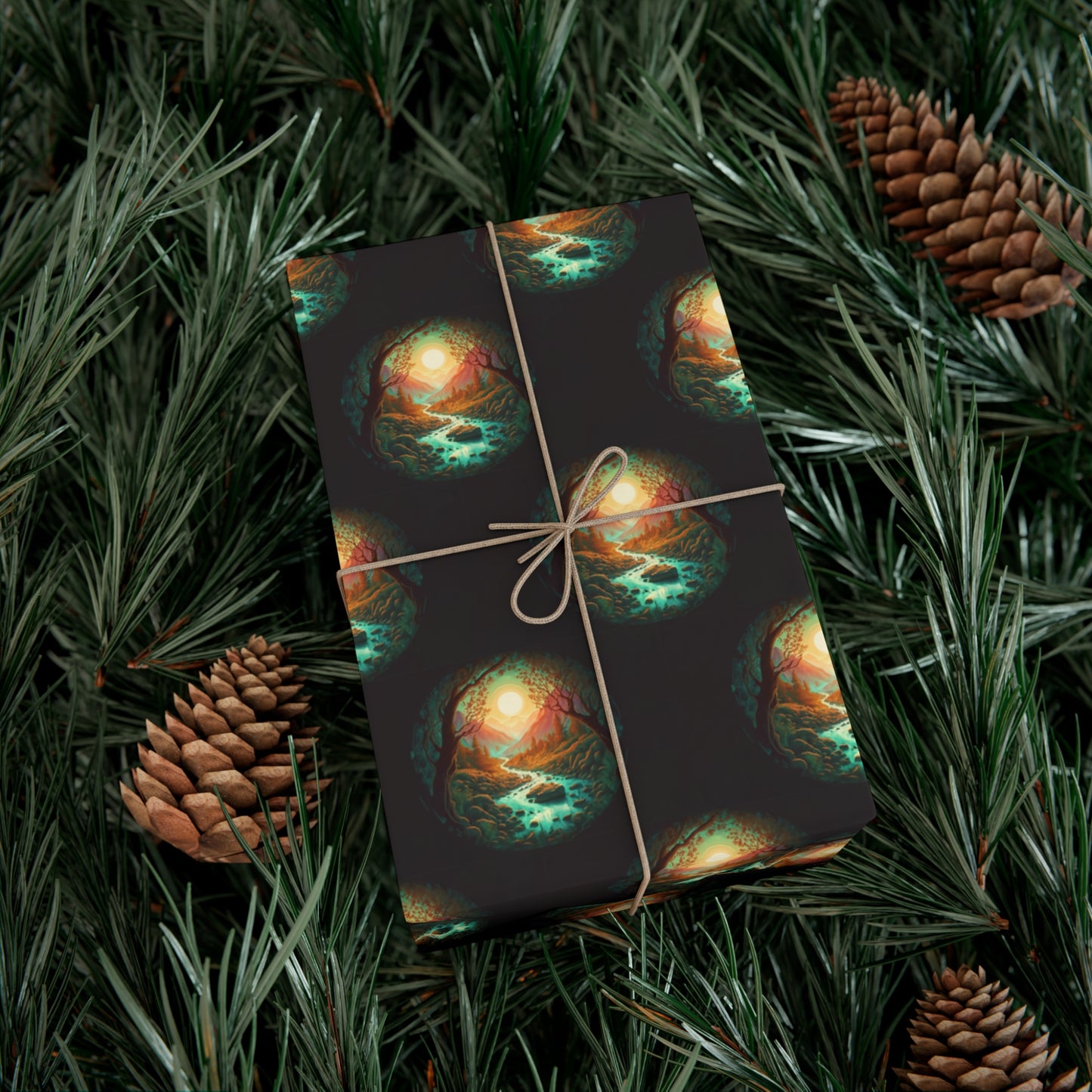 Light Beam in the Distance - Gift Wrapping Paper