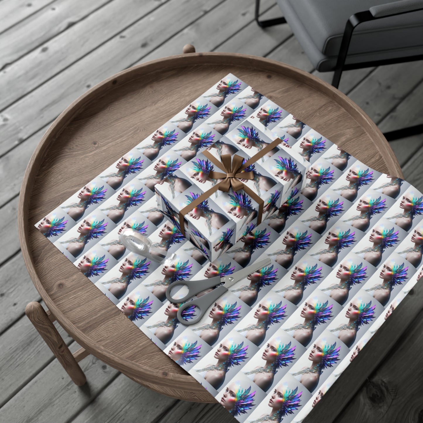 Wild White Iridescence - Gift Wrapping Paper