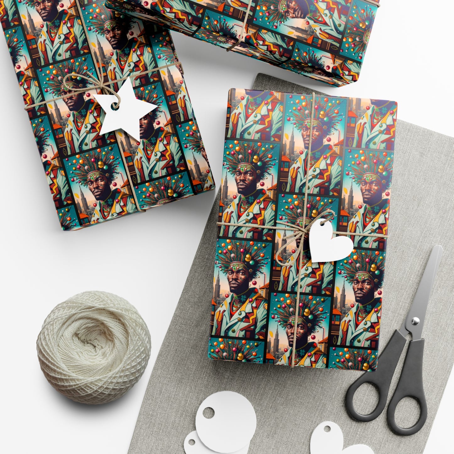 His Natural Hair Vibes - Gift Wrapping Paper