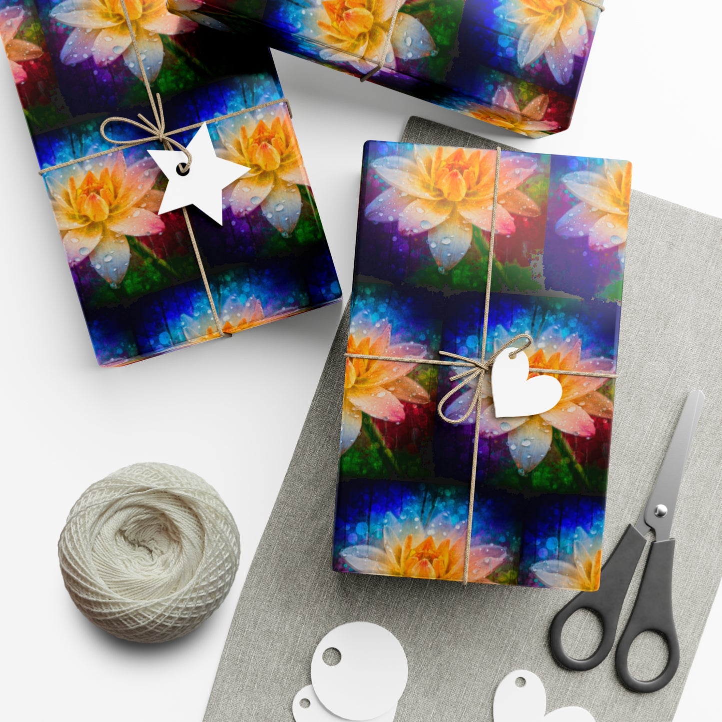 Illuminated Water Lily - Gift Wrapping Paper