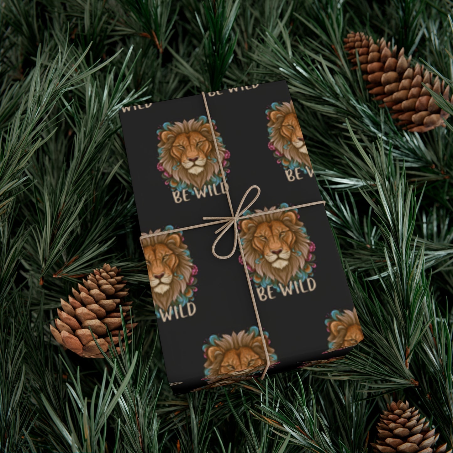 Be Wild Lion -  Gift Wrapping Paper