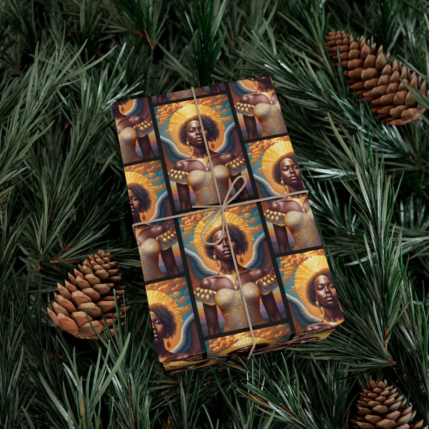 Golden Halo - Gift Wrapping Paper