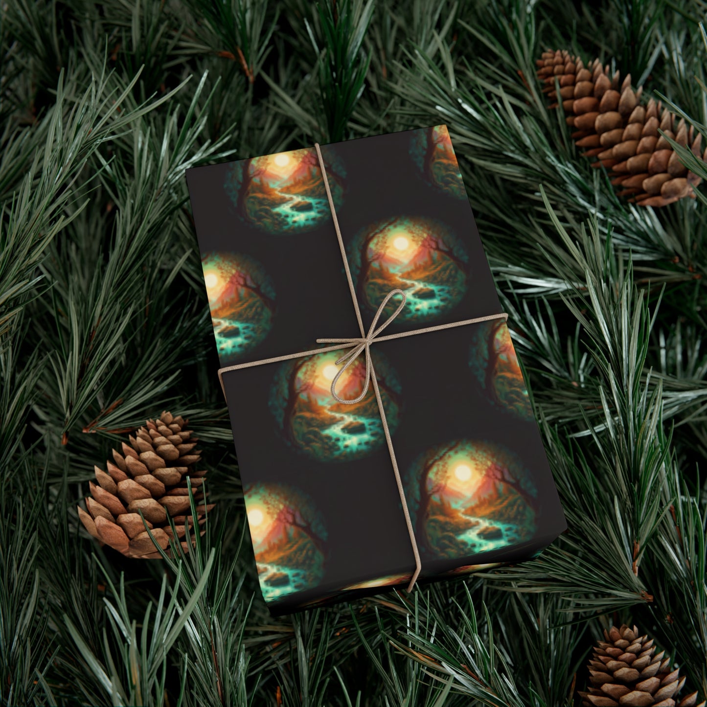 Light Beam in the Distance - Gift Wrapping Paper