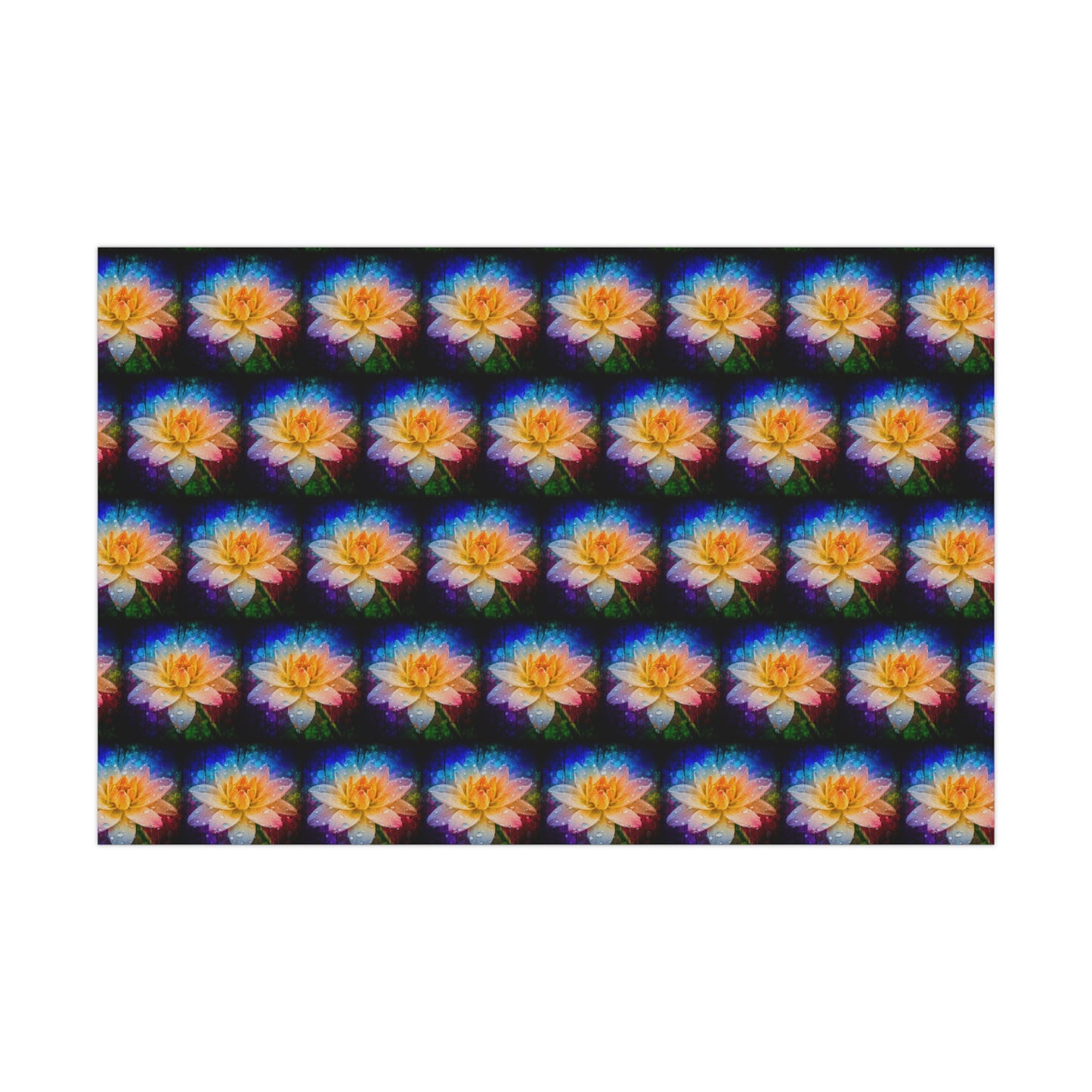 Illuminated Water Lily - Gift Wrapping Paper