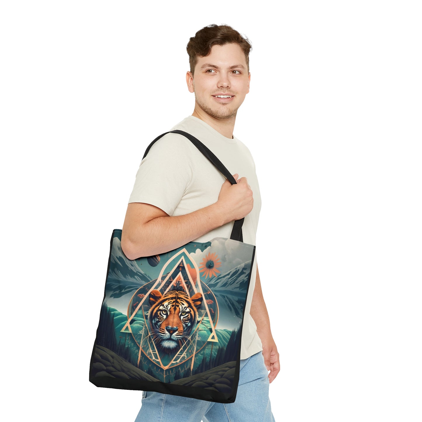 Tiger In Waiting - Tote Bag