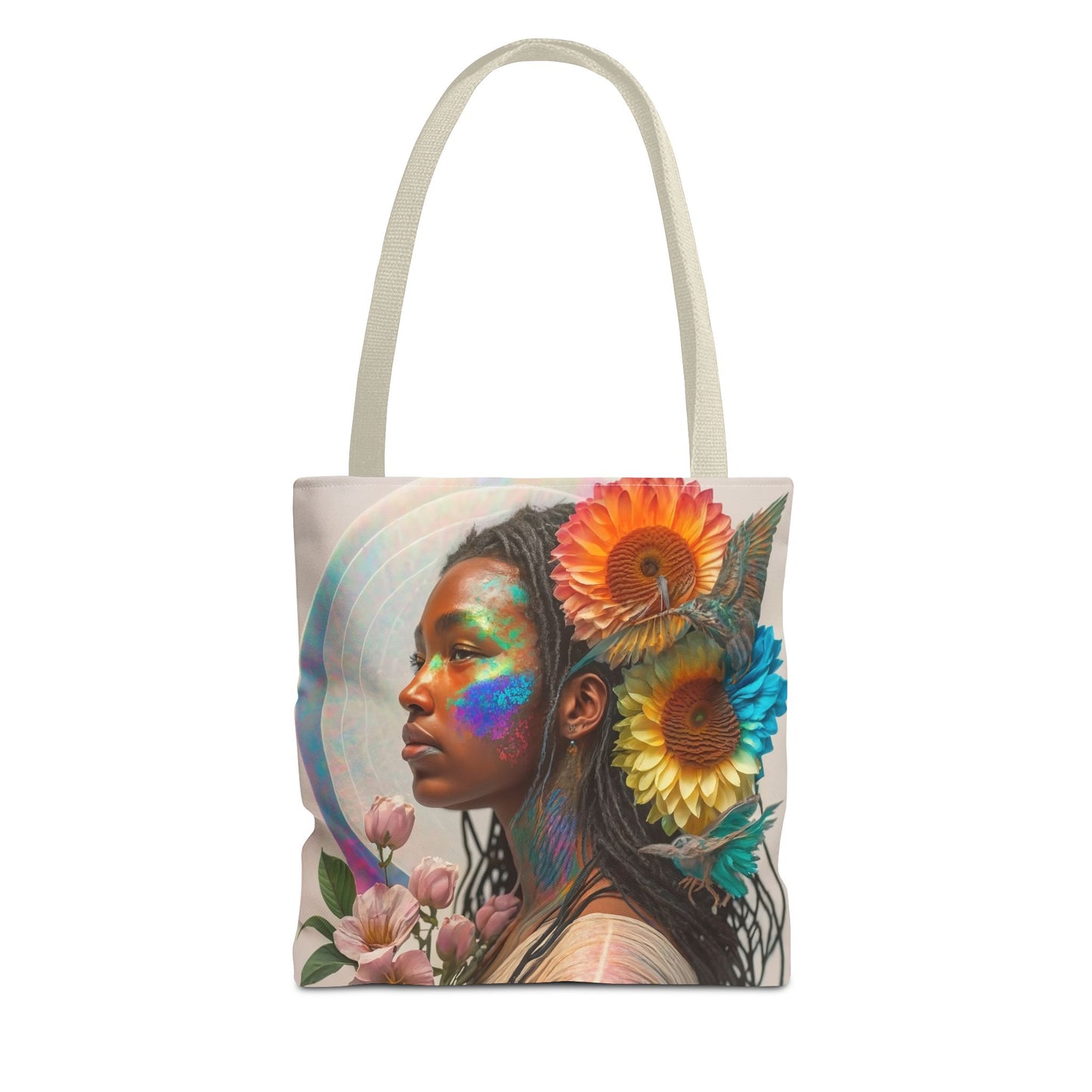 Glittering Face Tote Bag (AOP)