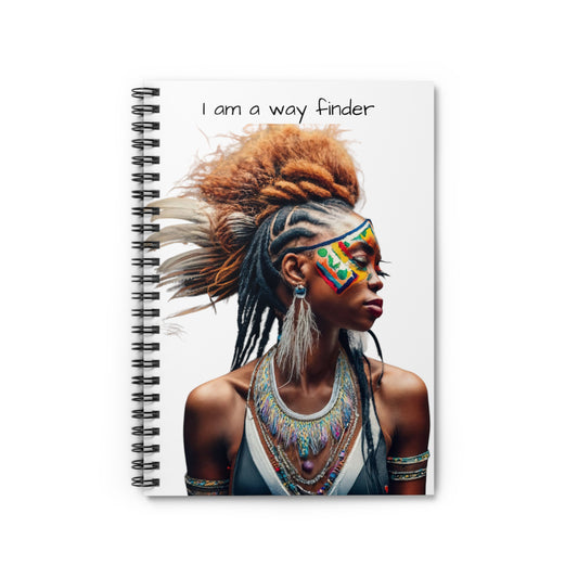 I Am A Way Finder - Spiral Notebook - Ruled Line