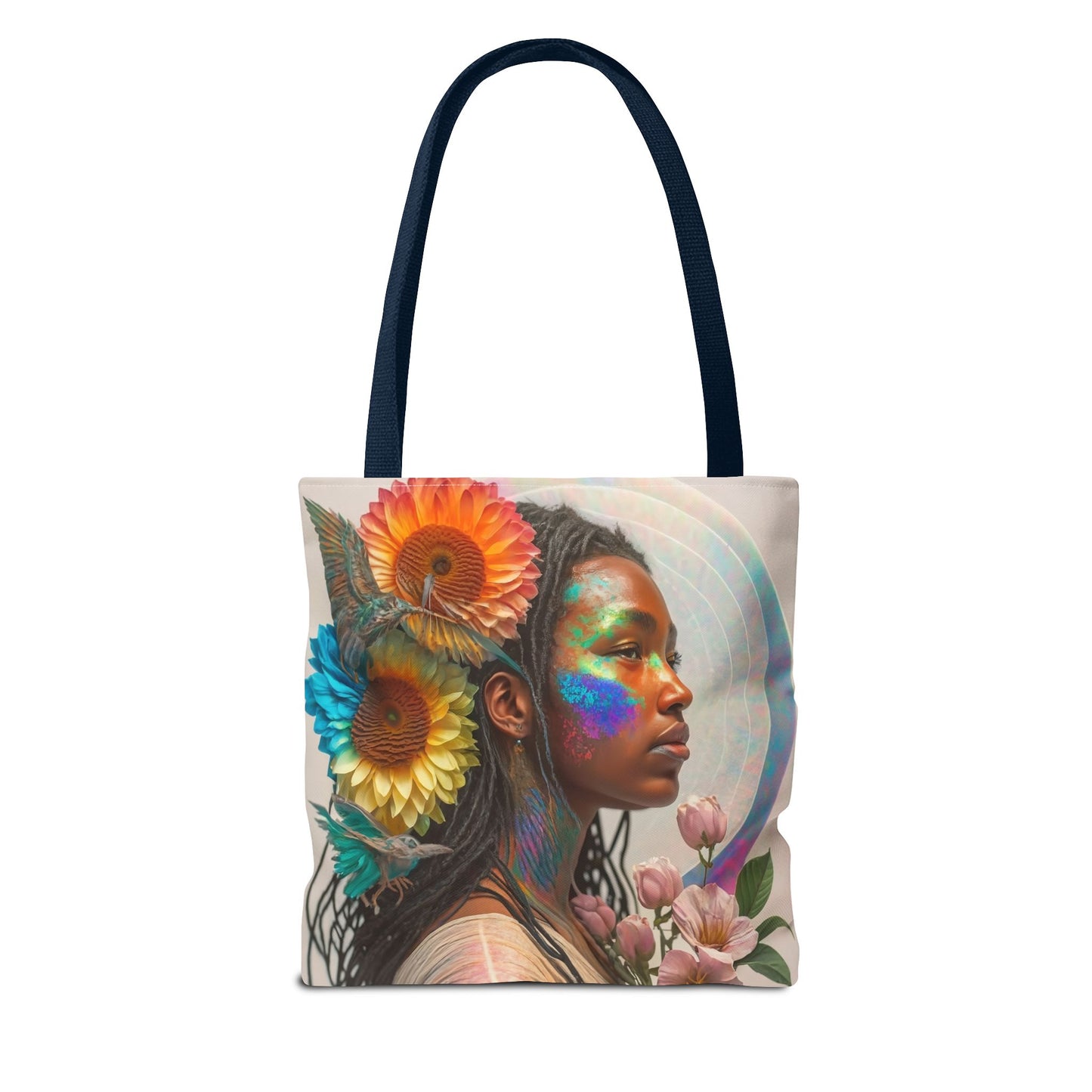 Glittering Face Tote Bag (AOP)