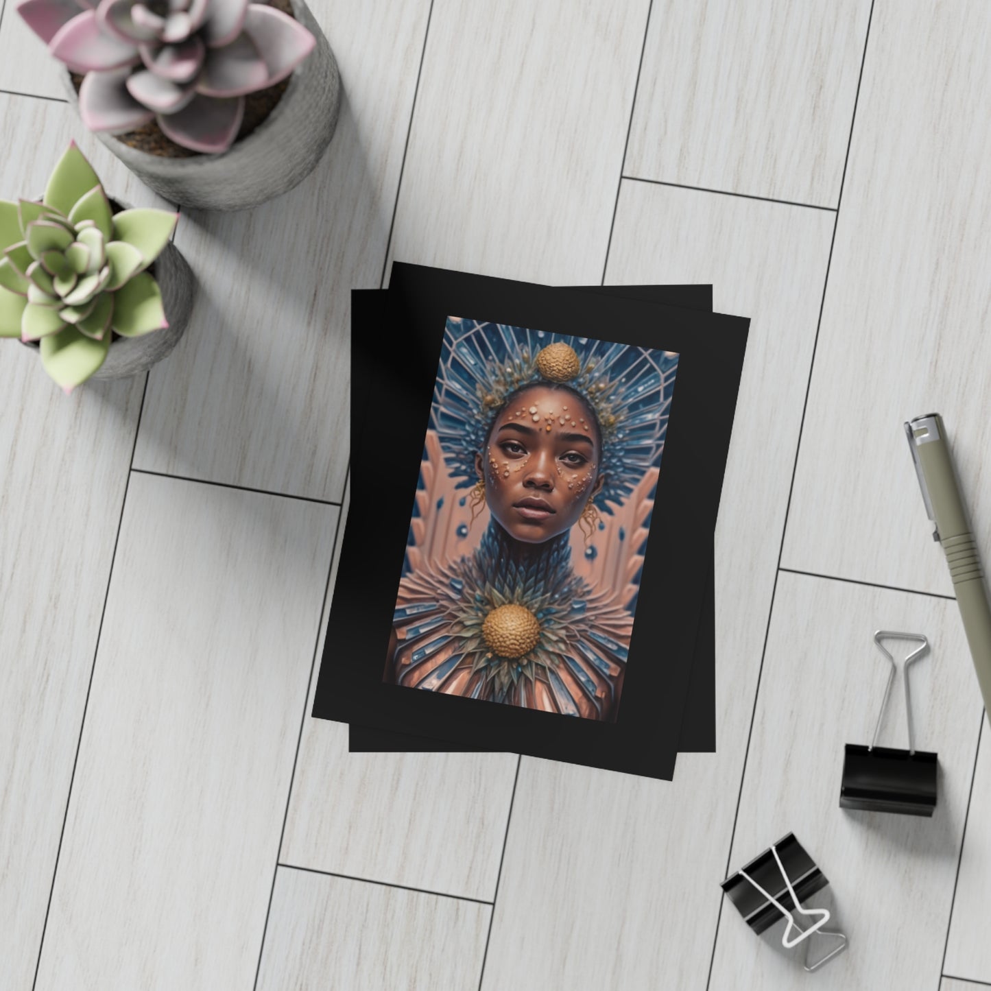 Be Wild Melanated Postcard Bundles (envelopes included)