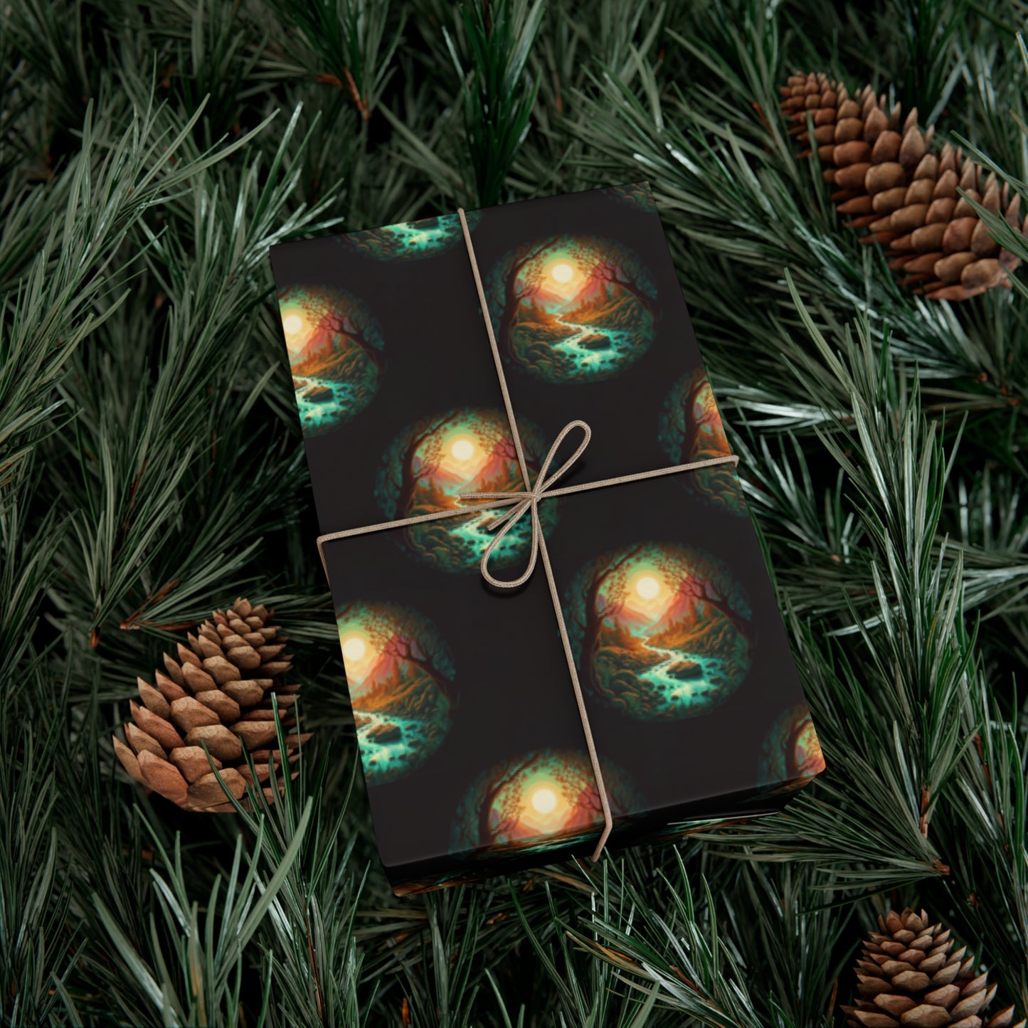 Light Beam in the Distance - Gift Wrapping Paper