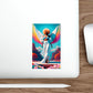 Colorful Angelic Wings Die-Cut Stickers