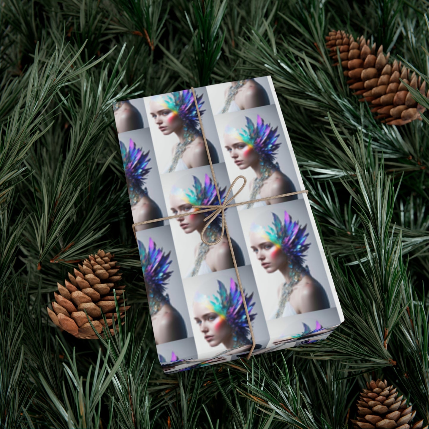 Wild White Iridescence - Gift Wrapping Paper