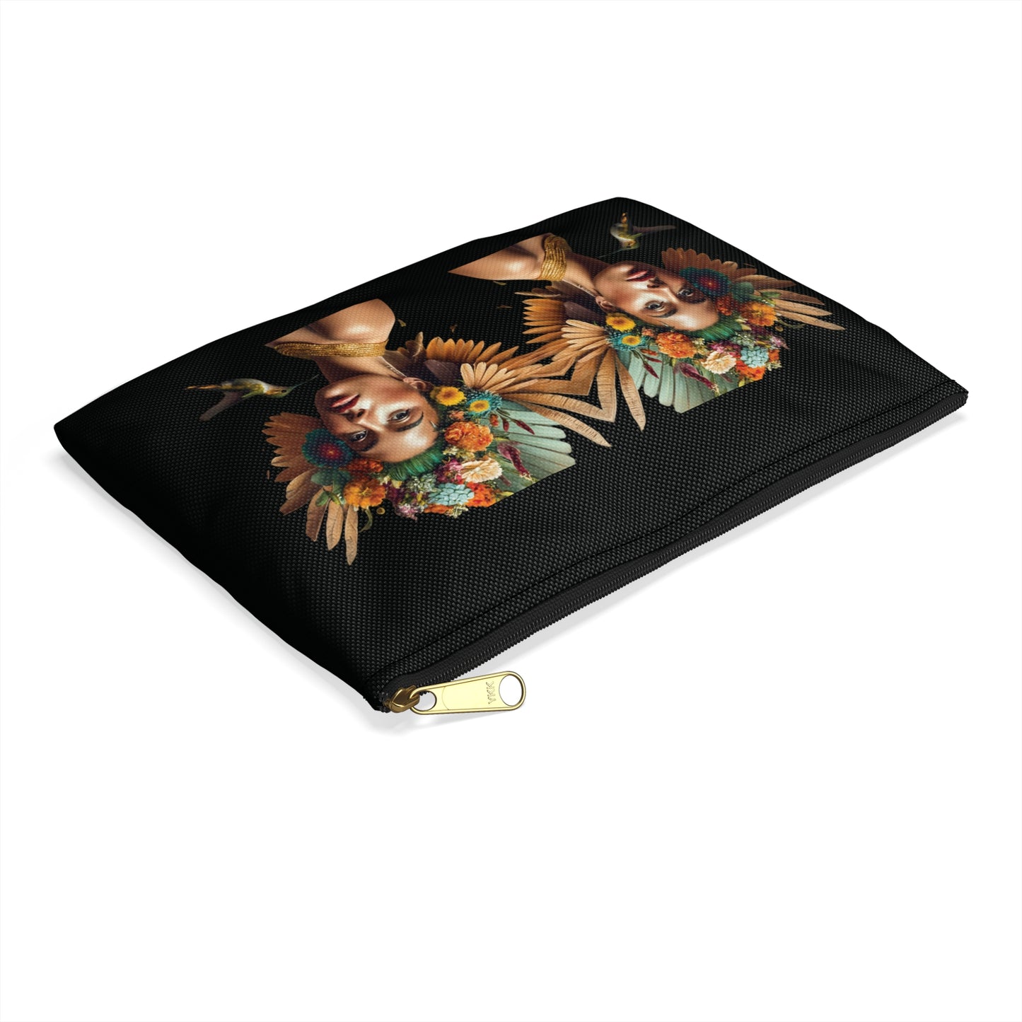 Flowering Winged Woman Accessory Pouch