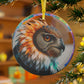 Sacred Owl  - Glass Ornaments