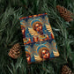 Teal Haloed Angel - Gift Wrapping Paper