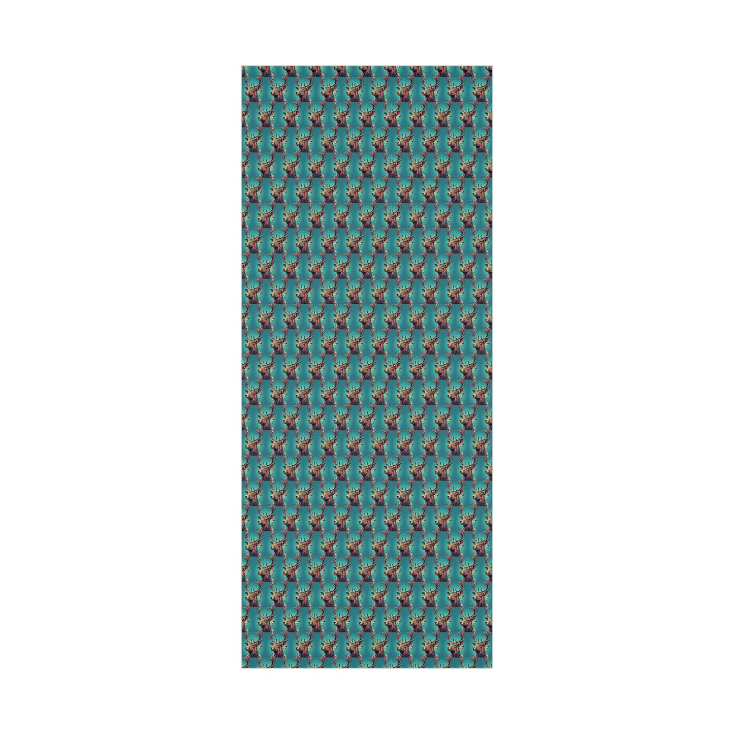 Geometric Reindeer Gift Wrapping Paper