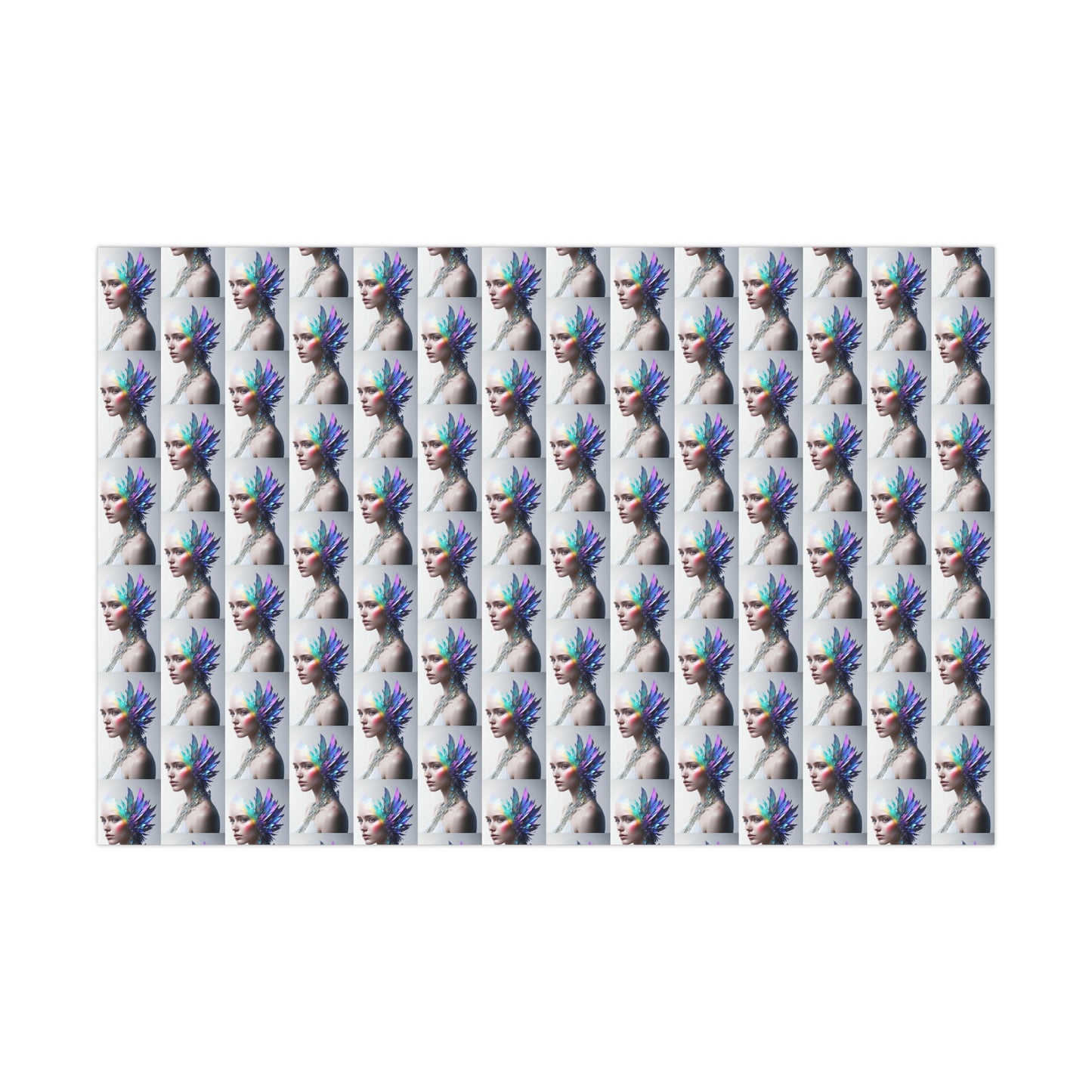 Wild White Iridescence - Gift Wrapping Paper