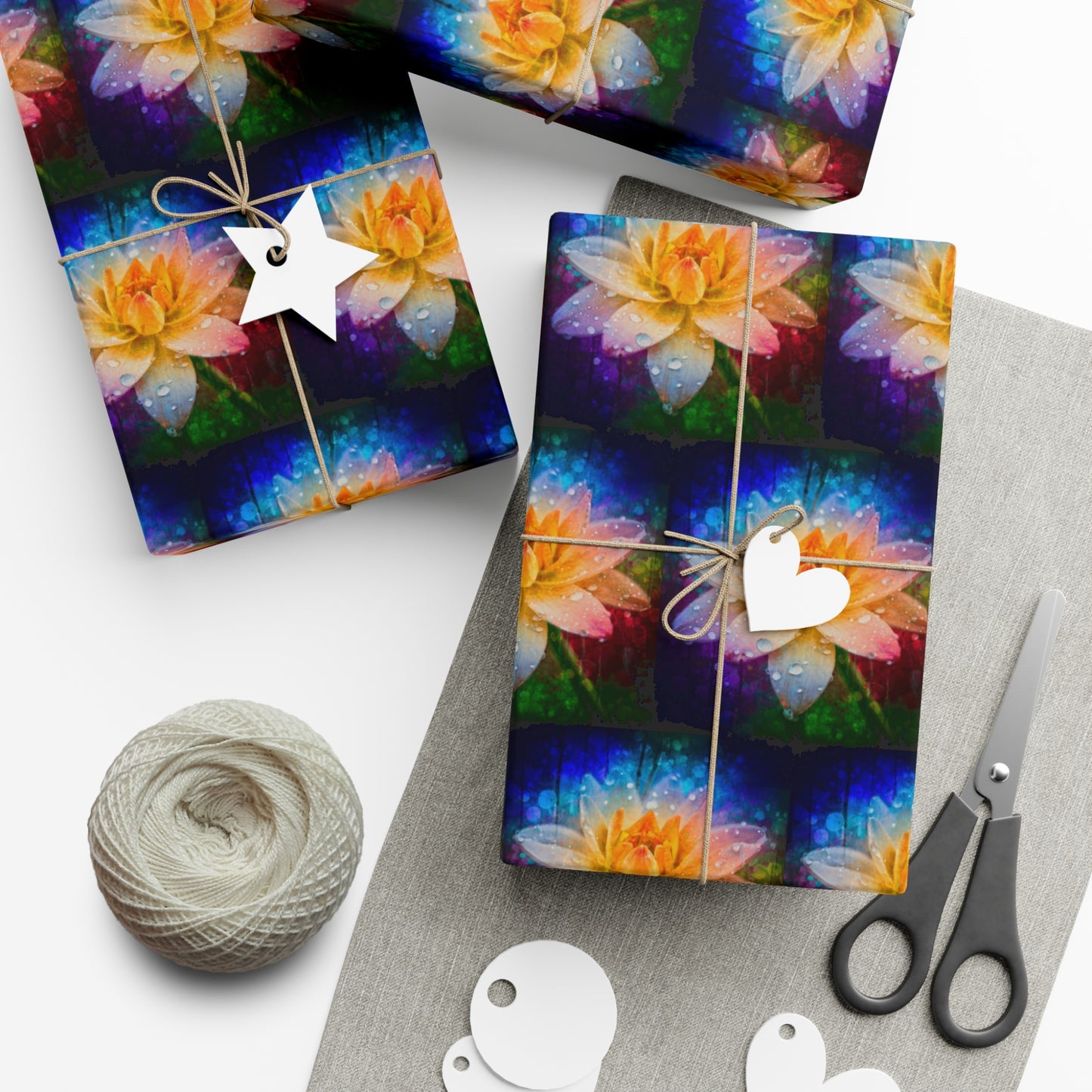 Illuminated Water Lily - Gift Wrapping Paper