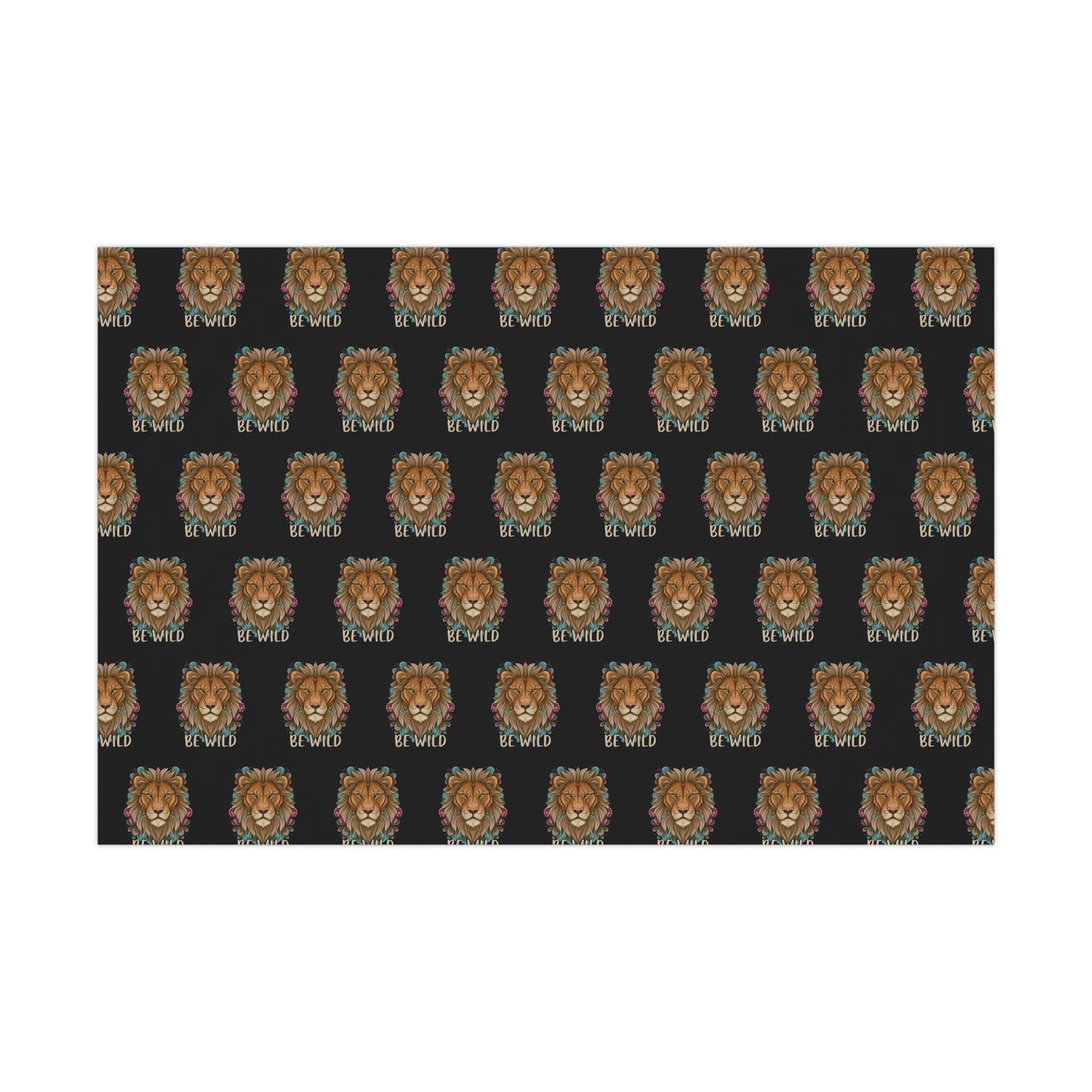 Be Wild Lion -  Gift Wrapping Paper