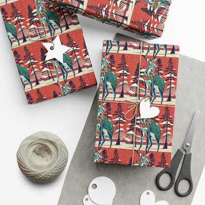 Reindeer Red - Gift Wrapping Paper