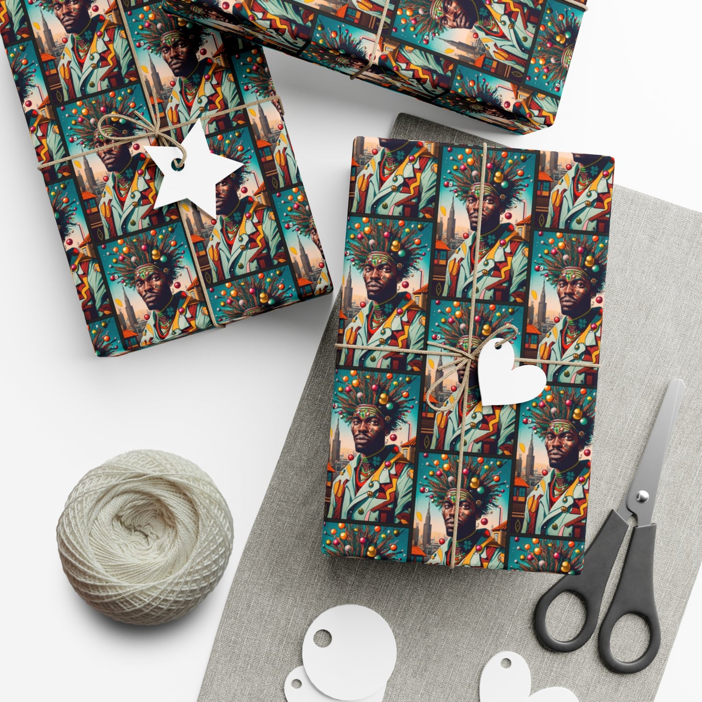 His Natural Hair Vibes - Gift Wrapping Paper