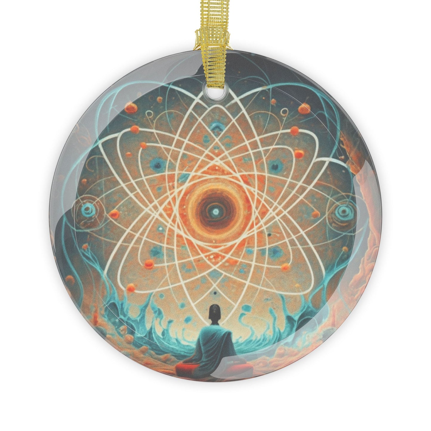 Atom Buddhist - Glass Ornaments