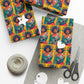 Christmas Afro with Owl - Gift Wrapping Paper