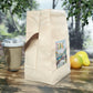 Organic Cotton Canvas Fabric Lunch Bag With Strap